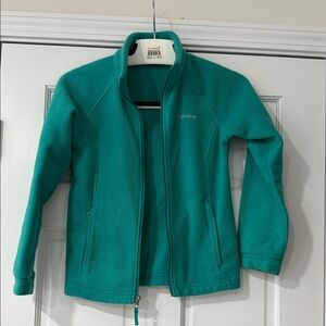 Columbia Kids' Turquoise Fleece Jacket size M (10/12)